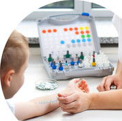 Durchführung eines Allergietests