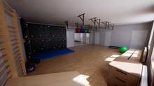 Simulation des Sportraums
