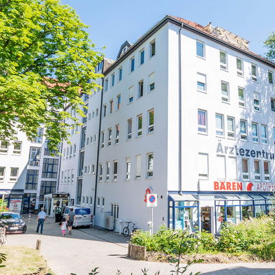 Außenansicht der Praxis