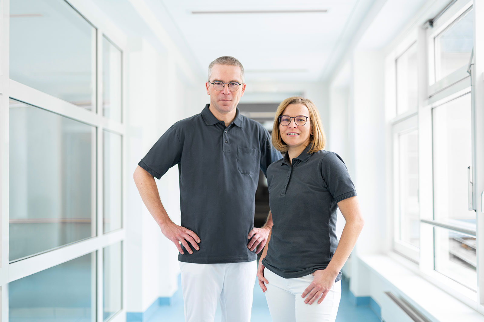 Portrait von Dr. med. Nancy Wüstling und Dr. med. Peter Beetz